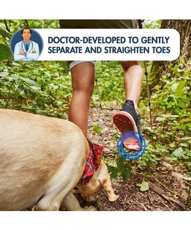 Dr. Frederick's Original Hammer Toe Gels - 2 Pairs | Hammer Toe Support for Men & Women | Joint Realignment & Cushioning - White 1 Loop Design - Buy Online on GoSupps.com