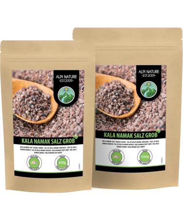 Kala Namak black salt 500g Kala Namak coarse salt Kala Namak rock salt Salt for cooking - Buy Online on GoSupps.com