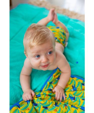 Close Pop-in Premium Bamboo Fabric Diaper | Birth to Potty | Safe Closure - Parrot Design | International Shipping - Buy Online on GoSupps.com