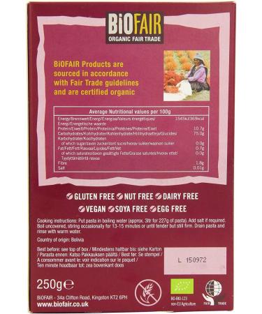 NIL Biofair Organic Fair Trade Rice Quinoa Fusilli 250g - Buy Online on GoSupps.com