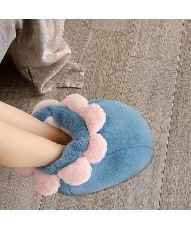 Rockible Plush Foot Warmers - Light & Soft Winter Boots for Camping Bedroom & Study - Cozy Blue Design - Buy Online on GoSupps.com