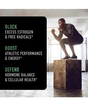 DIM 300mg for Men | Hormone Balance & Fitness Supplement | Estrogen Blocker & Aromatase Inhibitor | With Diindolylmethane, CDG & Sulforaphane | Gluten-Free | 60 Capsules - Buy Online on GoSupps.com