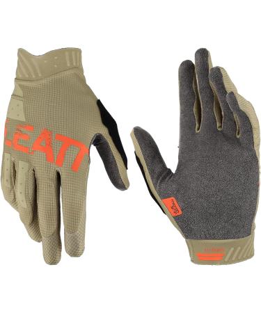 Leatt MTB Gloves 1.0 GripR - Dune Green - Men's Mountain Biking Gear for Optimal Performance - Buy Online on GoSupps.com
