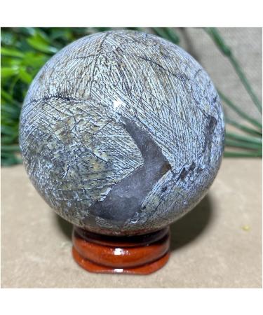 Brazil Black Line Agate Sphere Natural Quartz Crystal Gift Home Furnishing Articles Ball+Stand 1pc (Color : 200-210g) - Buy Online on GoSupps.com