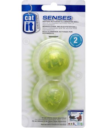 Buy Catit Design Senses Super Roller Circuit - Tempo Game Rail & Illuminated Ball 2-Pack | International Shipping Available - Buy Online on GoSupps.com