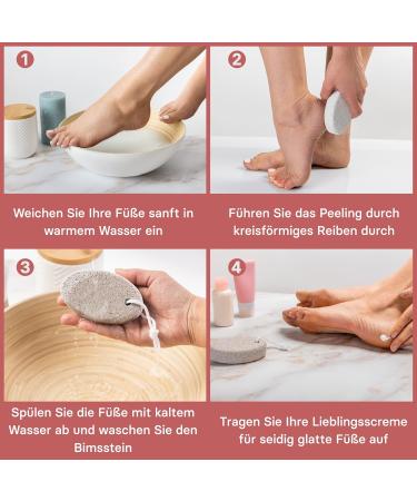 Valneo Pumice Stone for Corns - 2-Pack (69g Each) Natural Foot & Hand Care Tool - Buy Online on GoSupps.com