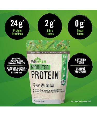 Sprouted Protein Unflavoured 1kg | Vegan plant-based organic gluten-free Beige & Athlete's Blend Protein Powder Chocolate Flavour 1 kg - Buy Online on GoSupps.com