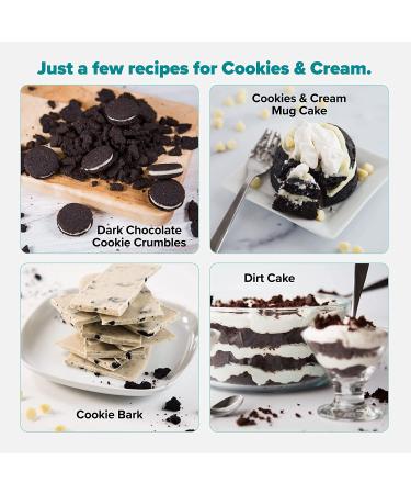 Keto Chow Cookies and Cream Meal Replacement Shake Powder - Protein Rich, Low Carb, Delicious Keto Food - Single Meal Sample 1.6 Oz - Buy Online on GoSupps.com
