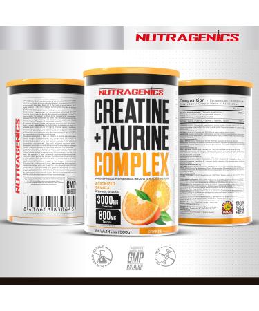Premium Creatine Monohydrate Powder - Enhance Performance with Creatine + Taurine - Orange Flavor - Shop Internationally - Buy Online on GoSupps.com