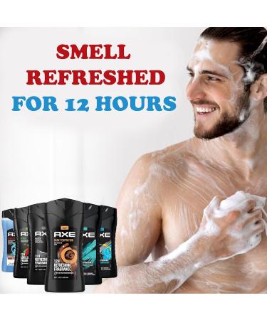 AXE Men's Body Wash Variety Set 6 Pack Assorted Scents 3-in-1 Body Face and Hair Wash 8.5 Oz. Each - Buy Online on GoSupps.com