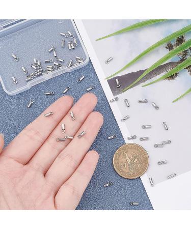 UNICRAFTALE 60pcs Stainless Steel Cord End Caps 1mm Inner Diameter for Jewelry Making - Buy Online on GoSupps.com