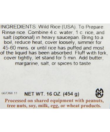 Bergin Wild Rice 16 oz - Healthy Gourmet Grain by Bergin Fruit and Nut Company - Buy Online on GoSupps.com