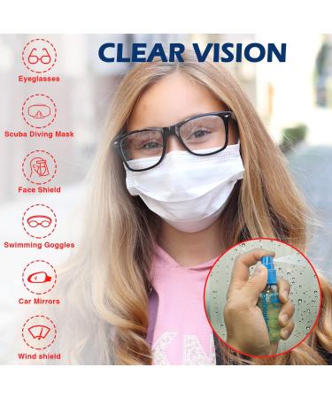 Anti Fog Spray for Glasses, Goggles, Masks & Windows - Long Lasting Defogger - 1 Pack - Buy Online on GoSupps.com