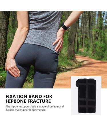 Healifty Thigh Brace - Joint Support Fixation Strap for Men | Aluminum Support Sleeve for Hipbone & Groin Relief - Buy Online on GoSupps.com