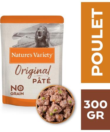 Nature's Variety Original No Grain - Adult Dog P t with Chicken - Box of 8 x 300 g - Buy Online on GoSupps.com