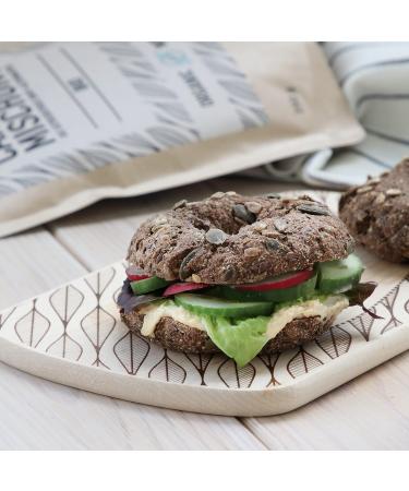 Organic Low-Carb Workout Bread Alternative 10 Pack | Vegan Gluten-Free High Fiber Bio | 350g Each - Buy Online on GoSupps.com