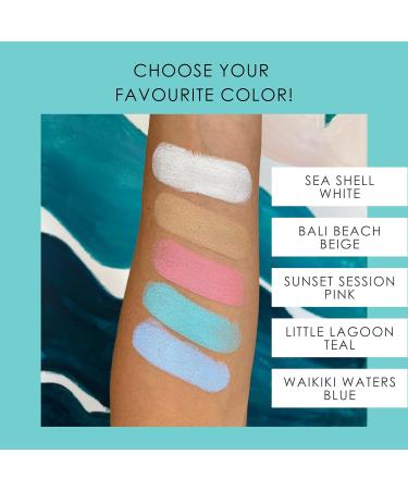 Aloha Sun Stick SPF 50+ (Teal) Sunscreen Stick Sun Block Stick for Face Sunscreen SPF 50 for Surfing Great Sun Cream for Kids & Outdoor Sports Sunscreen Plastic Free Packaging 20g - Buy Online on GoSupps.com