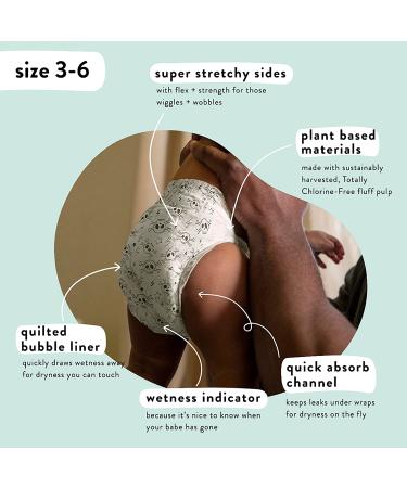 The Honest Company Plant-Based Sustainable Diapers - Cactus Cuties Skulls, Size 3 (136 Count) - Buy Online on GoSupps.com