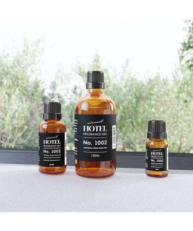 AirScent Hotel Diffuser Oil No. 1002 - Lemongrass Jasmine Amber - Hotel Scent Dupe - Premium Fragrance Oil for Ultrasonic and Waterless Diffusers and Crafting - 10 mL .34 fl oz Glass Dropper Bottle 0.34 Fl Oz (Pack of 1) - Buy Online on GoSupps.com