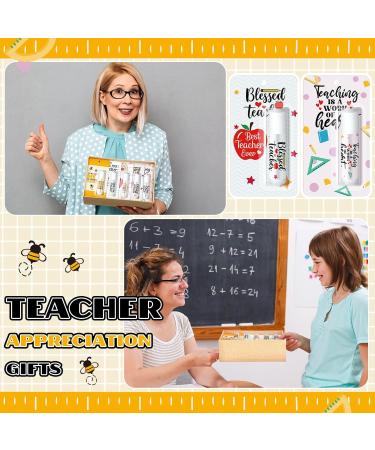 15 Pack Teacher Employee Appreciation Gift Bulk Lip Balm Employee Staff Appreciation Teacher Staff Team Thank You Gift Bulk Honey Flavor Balm Inspirational Party Favors for Women Men (Cute) Cute 15 - Buy Online on GoSupps.com