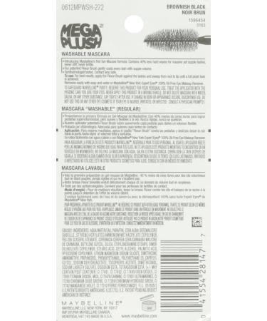 Maybelline New York Volume Express Mega Plush Mascara in Brownish Black - 0.3 fl oz - Buy Online on GoSupps.com