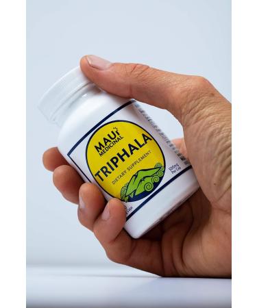 Maui Medicinal Herbs TRIPHALA 90 Veggie Capsules - 500mg per Capsule Organic Herbal Formula - Buy Online on GoSupps.com