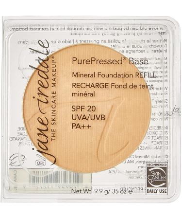jane iredale Pressed Powder Face Powder Refill SPF20 Caramel 1 pack (1 x 9.9 g) Caramel 9.9 g (1 pack)