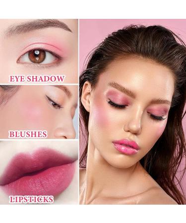 Cream Blush Stick Duo - Long-lasting & Waterproof Cheek, Lip Tint & Eye Shadow - Milk Tea Pink - Buy Online on GoSupps.com