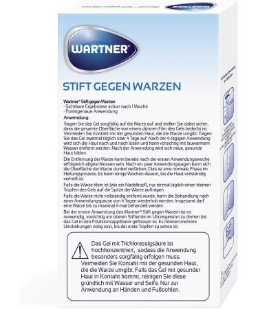 Wartner Wart Pen - Precise Wart Treatment with High-Dose Gel - 1.5 ml | Gentle & Effective Wart Removal - Buy Online on GoSupps.com
