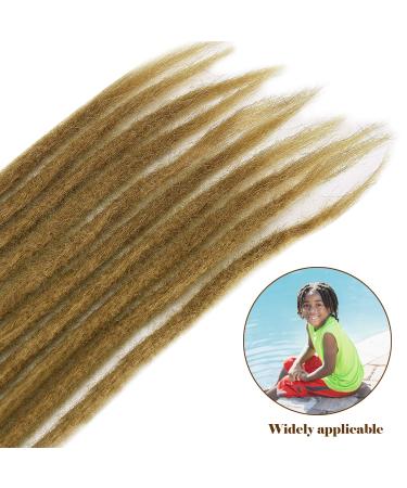 10PCS 50cm Brown Dreadlock Extensions - One-Sided Crocheted Synthetic Faux Locs for Men & Women - Jamaican Punk Hip-Hop Reggae Hair Accessories - Buy Online on GoSupps.com
