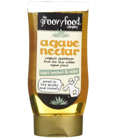 The Groovy Food Company Organic Light Amber & Mild Agave Nectar 250 ml (Pack of 1) 1 250 ml (Pack of 1)