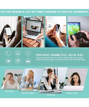 Gaoye Blue Light Blocking Glasses | Round Cateye Frame | UV Ray Filter | Computer Gaming Glasses - GY1696 | 3 Colors - Buy Online on GoSupps.com