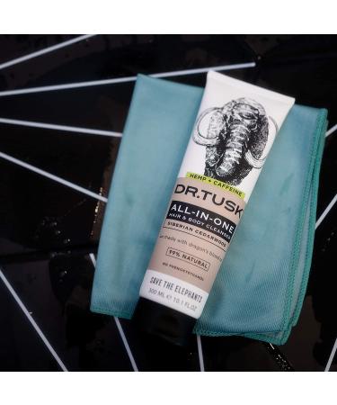 DR. TUSK Men's 2-in-1 Body Wash & Shampoo - Hempseed Oil, Caffeine & Cedarwood | 10.1 fl oz - Buy Online on GoSupps.com