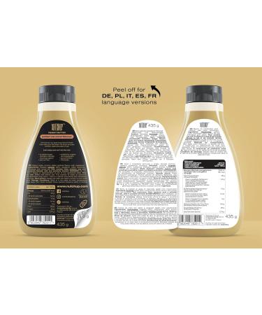Nutchup Peanut Butter Squeeze Bottle | Creamy Nut Topping for Pancakes Waffles Ice Cream & Pizza | 435g Salty Caramel Delight - International Shipping Available - Buy Online on GoSupps.com