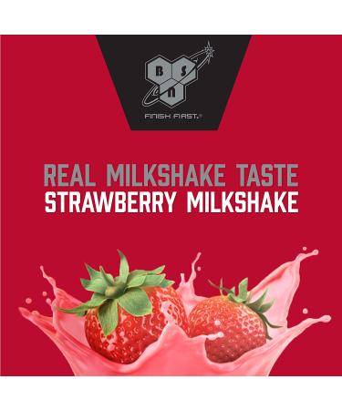 BSN Syntha-6 Ultra Premium Strawberry Milkshake Protein Powder 2.91 lbs | Best Muscle Recovery - Buy Online on GoSupps.com