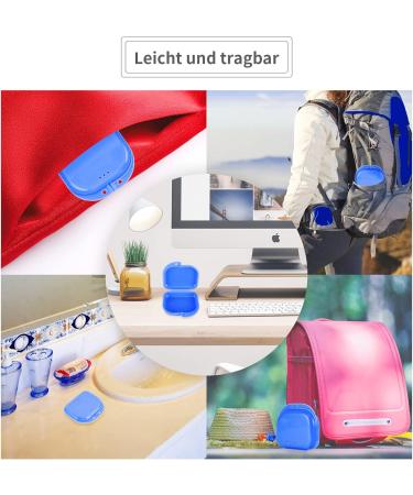 Shop Slim Braces - AnnHua Dentist Partial Retainer Case with Breathable Holes (Blue) | International Shipping Available - Buy Online on GoSupps.com