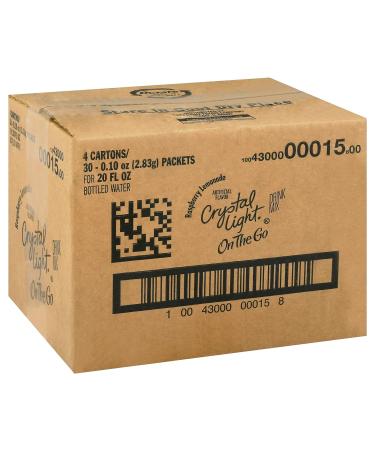 Crystal Light Sugar-Free Raspberry Lemonade On-The-Go Powdered Drink Mix 120 Count - Buy Online on GoSupps.com