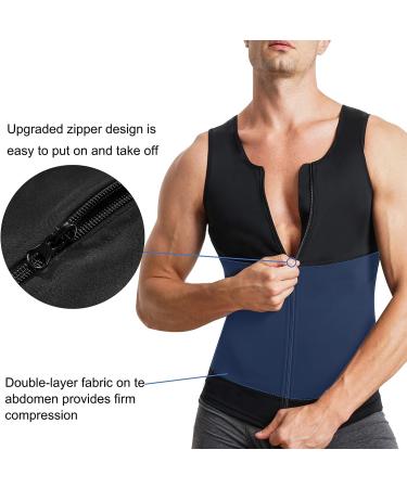 Eleady Men's Compression Shirt Body Shaper Tank Top - Large Black - Buy Online on GoSupps.com