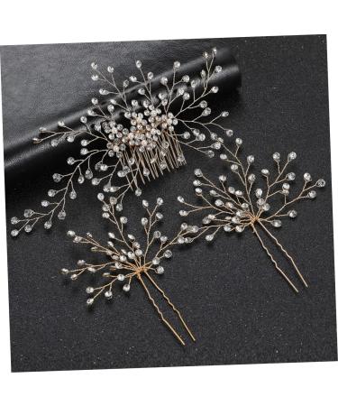 minkissy 4 Sets bridal headwear Crystal Side Bridal Comb Wedding Bridal Hairpin bridal hair for wedding rhinestone hair accessories Wedding Hair Pin Hair Comb rhinestones clip Diamond bride - Buy Online on GoSupps.com