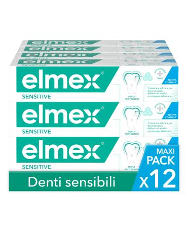 elmex Toothpaste Sensitive sensitive teeth 75 ml x 12