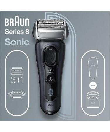 Braun Electric Shaver for Men Series 8 8453cc Wet & Dry 3+1 Head with Precision Trimmer with 5-in-1 SmartCare Center and a 60-min Battery Life - Buy Online on GoSupps.com