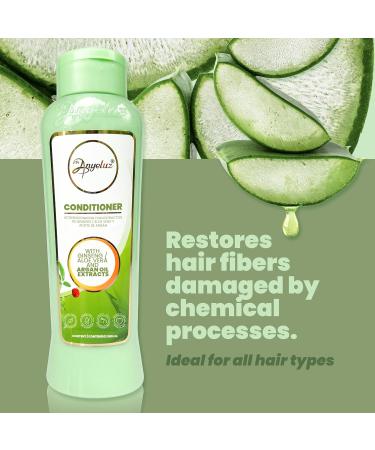 ANYELUZ Rosemary Shampoo & Aloe Conditioner Set - Volume Hydration Shine with Hyaluronic Acid & Argan Oil | International Shipping Available - Buy Online on GoSupps.com
