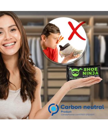 Shop Schuhdeo Bag - Activated Carbon Shoe Deodorizer Inserts | 4-Pack with Nail Clippers - Eliminate Odor & Sweat - Buy Online on GoSupps.com