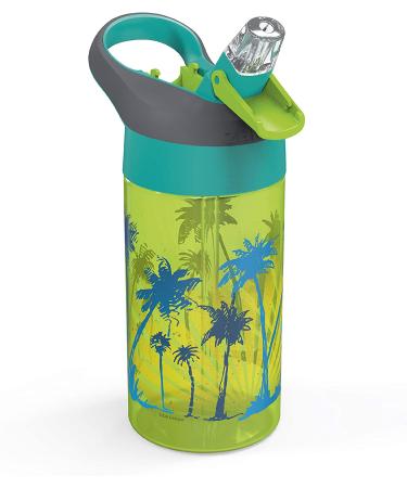 Zak Designs 16oz Kids Water Bottle with Straw and Carry Loop, Leak-Proof, Durable Plastic, 2 Pack, Multicolor - Buy Online on GoSupps.com