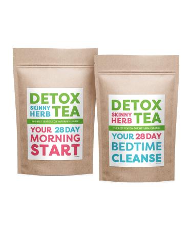 28 Days Teatox: Detox Skinny Herb Tea - Effective Detox Tea Only Natural Ingredients Full Body Cleanse Teatox