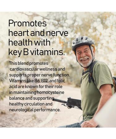 NANOWELL B Complex Premium(12BOXES) - Full Spectrum of B Vitamins for Energy Heart & Immune Support - B-Complex Supplement with Adaptogens - 60 Capsules 60-Day Supply X12 - Buy Online on GoSupps.com