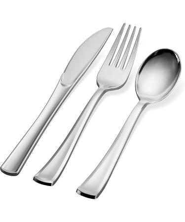 Plastic Silverware Set - Heavy Duty Cutlery Set - Bulk Combo Value Pack 160 Count - Tepco Settings - Buy Online on GoSupps.com