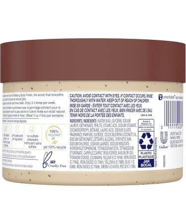 Dove Exfoliating Body Polish for silky smooth skin Brown Sugar & Coconut Butter body scrub exfoliates & restores skin's natural nutrients 298 g Brown Sugar & Coconut Butter 298 g (Pack of 1) - Buy Online on GoSupps.com