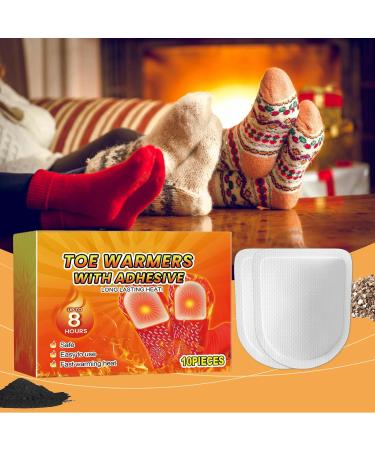 HIOPOIUYT Toe Warmer Pad For Cold Feet Relief 8Hour Heat Thin And Comfortable Toe Warmers Heat Pad 10PCS Bag - Buy Online on GoSupps.com
