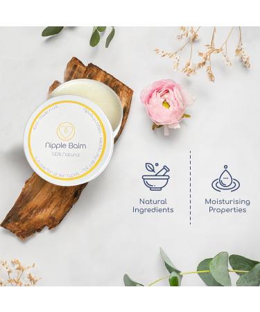 First Days Maternity Natural Nipple Balm - 40ml Tin | For Sore Nipples, Dry Lips & Skin | Unscented & Vegan-Friendly | All Skin Types - Buy Online on GoSupps.com